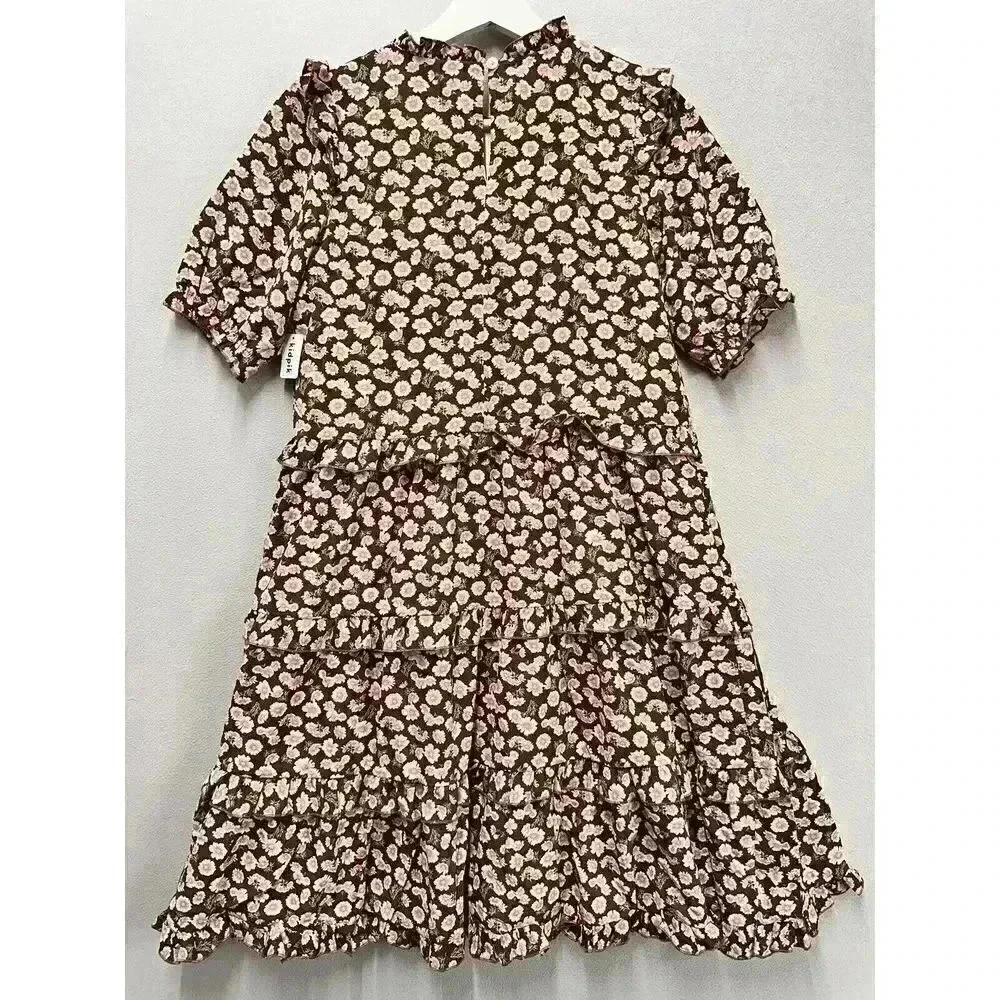 Kidpik Girl's Floral Pink Flower Outfit Western Charm Size XXL 16‎
